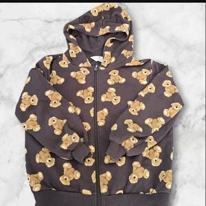 H&M Brown Teddy Bear Hoodie W EARS (size:8/10)